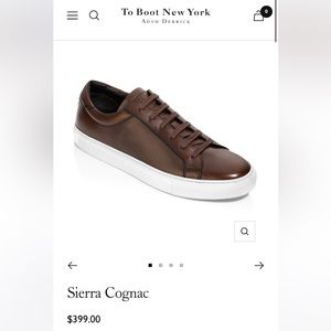 To Boot Sierra Cognac Size 10